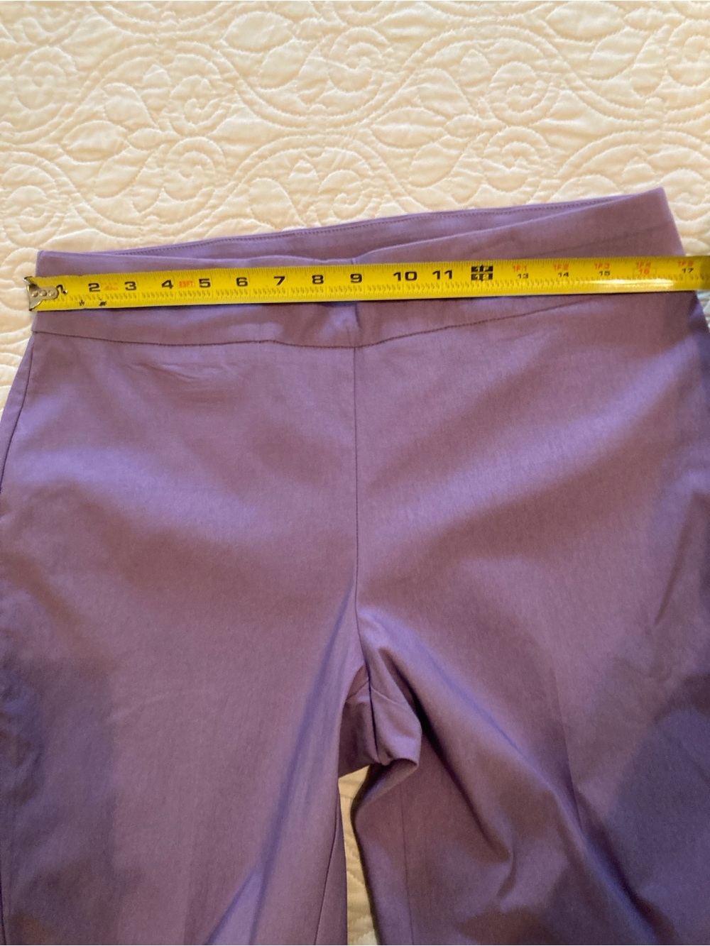 Chico's So Slimming Purple Tailored Bermuda Shorts Chico’s Size 2 US Size M - Picture 4 of 13
